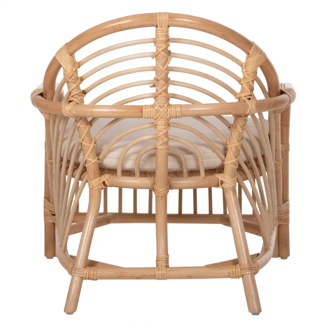 ΠΟΛΥΘΡΟΝΑ FEMUR HM9837 RATTAN ΣΕ ΦΥΣΙΚΟ- ΛΕΥΚΟ ΜΑΞΙΛΑΡΙ 72x66x75Υεκ.