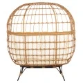 ΠΟΛΥΘΡΟΝΑ ΦΩΛΙΑ MIAMI 2 ΑΤΟΜΩΝ ΤΥΠΟΥ RATTAN HM5870.11 132.5x90x154Υεκ