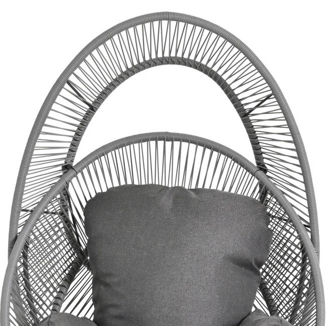 ΠΟΛΥΘΡΟΝΑ-ΦΩΛΙΑ RULER HM6506.01 ΓΚΡΙ ΜΕΤΑΛΛΟ-P.E.RATTAN-ΜΑΞΙΛΑΡΙΑ 90x85x149Υεκ