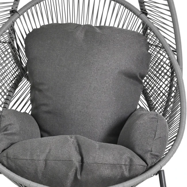 ΠΟΛΥΘΡΟΝΑ-ΦΩΛΙΑ RULER HM6506.01 ΓΚΡΙ ΜΕΤΑΛΛΟ-P.E.RATTAN-ΜΑΞΙΛΑΡΙΑ 90x85x149Υεκ