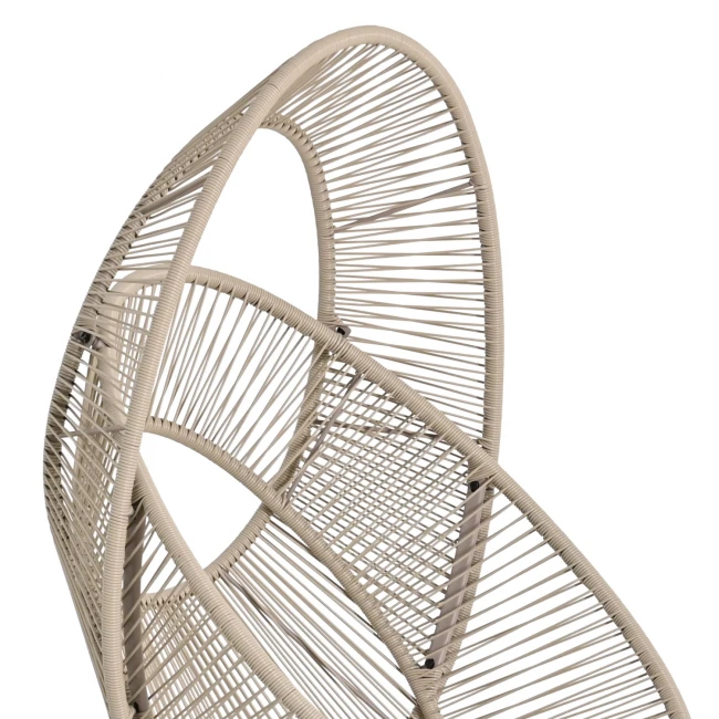 ΠΟΛΥΘΡΟΝΑ-ΦΩΛΙΑ RULER HM6506.02 ΜΟΚΑ ΜΕΤΑΛΛΟ-P.E.RATTAN--ΓΚΡΙ ΜΑΞΙΛΑΡΙΑ 90x85x149Υεκ