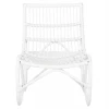 ΠΟΛΥΘΡΟΝΑ GRINN HM9815.03 ΡΑΒΔΟΙ RATTAN ΣΕ ΛΕΥΚΟ 56,5x73,5x79,5Υ εκ.