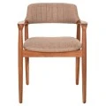 ΠΟΛΥΘΡΟΝΑ JAMES HM18259 TEAK WOOD ΜΕ ΣΑΜΠΑΝΙ ΥΦΑΣΜΑ 57x52x76Υεκ.