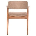 ΠΟΛΥΘΡΟΝΑ JAMES HM18259 TEAK WOOD ΜΕ ΣΑΜΠΑΝΙ ΥΦΑΣΜΑ 57x52x76Υεκ.