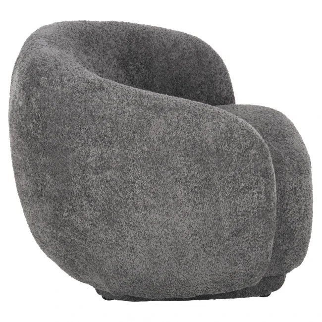 ΠΟΛΥΘΡΟΝΑ KARPEN HM9600.01 ΓΚΡΙ ΜΠΟΥΚΛΕ ΥΦΑΣΜΑ  93x87x78Υ εκ.