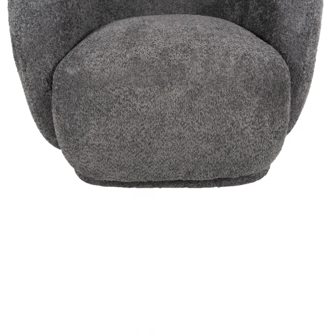 ΠΟΛΥΘΡΟΝΑ KARPEN HM9600.01 ΓΚΡΙ ΜΠΟΥΚΛΕ ΥΦΑΣΜΑ  93x87x78Υ εκ.