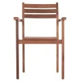 ΠΟΛΥΘΡΟΝΑ KEMPO HM6358 ΞΥΛΟ TEAK ΣΕ ΦΥΣΙΚΟ--58x58,5x88Υεκ.