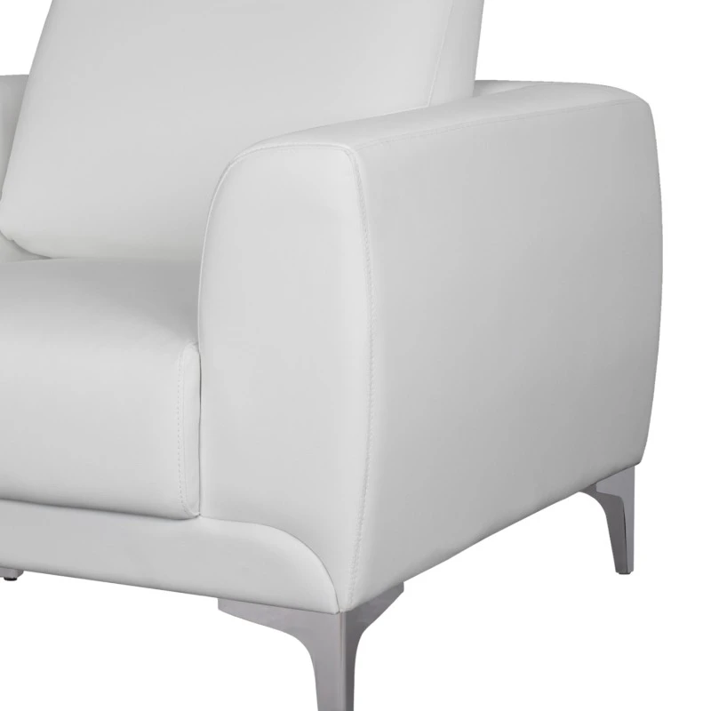 ΠΟΛΥΘΡΟΝΑ KENZIE HM3121.12 ΜΕ ΛΕΥΚΟ PU 89x81x81 εκ.