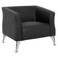 ΠΟΛΥΘΡΟΝΑ KIANA HM3122.11 ΜΕ ΜΑΥΡΟ PU 80x75x71 εκ.