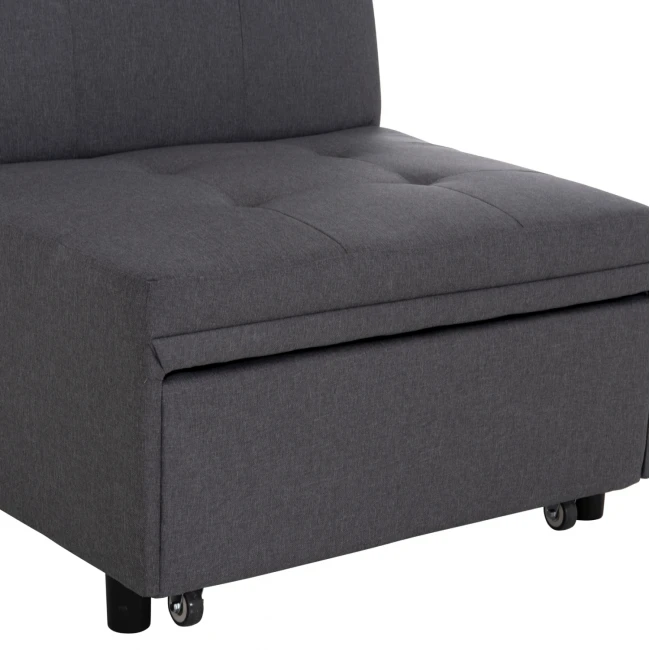 ΠΟΛΥΘΡΟΝΑ-ΚΡΕΒΑΤΙ LIBRE HM3295.01 ΓΚΡΙ ΥΦΑΣΜΑ 75x106x87Υεκ.