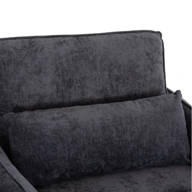 ΠΟΛΥΘΡΟΝΑ-ΚΡΕΒΑΤΙ ORYN HM3307.01 ΓΚΡΙ ΥΦΑΣΜΑ 85x88x78Υεκ.