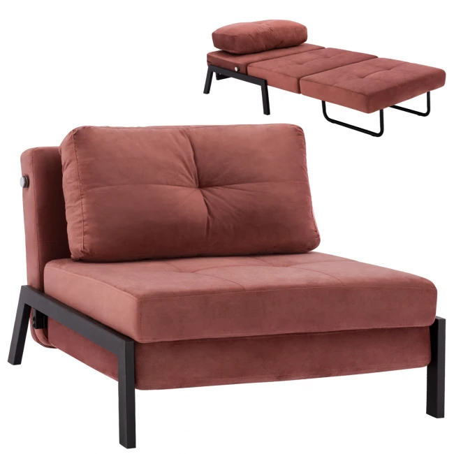 HM3078.12 ΠΟΛΥΘΡΟΝΑ ΚΡΕΒΑΤΙ, ΒΕΛΟΥΔΟ ΣΑΠΙΟ ΜΗΛΟ  95x92x66Υ εκ.