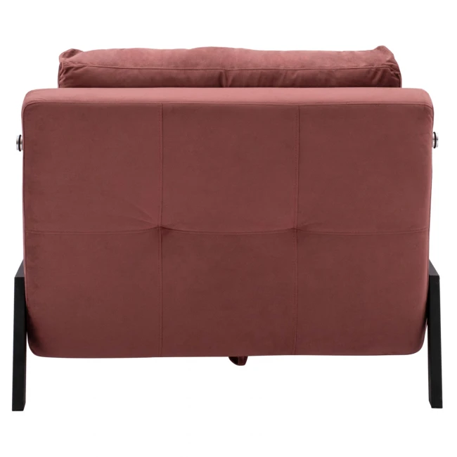 HM3078.12 ΠΟΛΥΘΡΟΝΑ ΚΡΕΒΑΤΙ, ΒΕΛΟΥΔΟ ΣΑΠΙΟ ΜΗΛΟ  95x92x66Υ εκ.