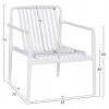 ΠΟΛΥΘΡΟΝΑ LOUNGE ΕΞΩΤ.ΧΩΡΟΥ MALEN HM6626.01 ΛΕΥΚΟ ΠΟΛΥΠΡΟΠΥΛΕΝΙΟ 67x75x75Υεκ