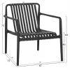 ΠΟΛΥΘΡΟΝΑ LOUNGE ΕΞΩΤ.ΧΩΡΟΥ MALEN HM6626.02 ΜΑΥΡΟ ΠΟΛΥΠΡΟΠΥΛΕΝΙΟ 67x75x75Υεκ