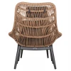 ΠΟΛΥΘΡΟΝΑ LOUNGE ΜΕ ΥΠΟΠΟΔΙΟ REMVAZZO HM6561.01 ΑΛΟΥΜΙΝΙΟ ΓΚΡΙ--WICKER 90x85x96Υεκ