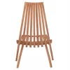 ΠΟΛΥΘΡΟΝΑ LOUNGE ΠΤΥΣΣΟΜΕΝΗ SHIGAO HM18112 ΞΥΛΟ TEAK--ΦΥΣΙΚΟ 61x88.5x89Υεκ.