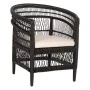 ΠΟΛΥΘΡΟΝΑ MALAWI HM9635.03 ΞΥΛΟ ΜΑΟΝΙ ΜΕ RATTAN ΜΑΥΡΟ--Β'ΔΙΑΛΟΓΗΣ 80x70x86Υεκ.