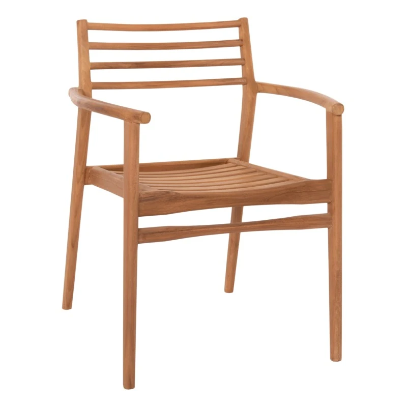 ΠΟΛΥΘΡΟΝΑ MOOSEN HM9936 ΜΑΣΙΦ ΞΥΛΟ TEAK ΣΕ ΦΥΣΙΚΟ 59x60x78,5Υ