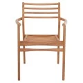ΠΟΛΥΘΡΟΝΑ MOOSEN HM9936 ΜΑΣΙΦ ΞΥΛΟ TEAK ΣΕ ΦΥΣΙΚΟ 59x60x78,5Υ