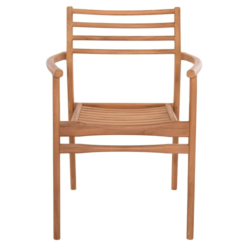 ΠΟΛΥΘΡΟΝΑ MOOSEN HM9936 ΜΑΣΙΦ ΞΥΛΟ TEAK ΣΕ ΦΥΣΙΚΟ 59x60x78,5Υ