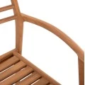 ΠΟΛΥΘΡΟΝΑ MOOSEN HM9936 ΜΑΣΙΦ ΞΥΛΟ TEAK ΣΕ ΦΥΣΙΚΟ 59x60x78,5Υ