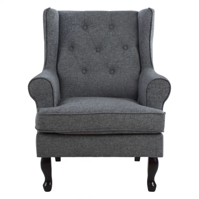 ΠΟΛΥΘΡΟΝΑ ΜΠΕΡΖΕΡΑ BRANDON HM3073.10 ΣΕ ΓΚΡΙ ΧΡΩΜΑ 83x83x104 εκ.