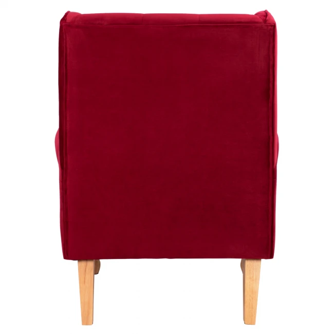 ΠΟΛΥΘΡΟΝΑ ΜΠΕΡΖΕΡΑ ΚΟΚΚΙΝΟ ΒΕΛΟΥΔΟ BRANDON 81Χ83Χ101Υ εκ.HM3073.14