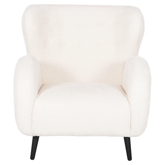 ΠΟΛΥΘΡΟΝΑ ΜΠΕΡΖΕΡΑ KRYLY HM9593.06 ΕΚΡΟΥ ΜΠΟΥΚΛΕ-ΜΑΥΡΑ ΞΥΛΙΝΑ ΠΟΔΙΑ 83x87x89Υεκ