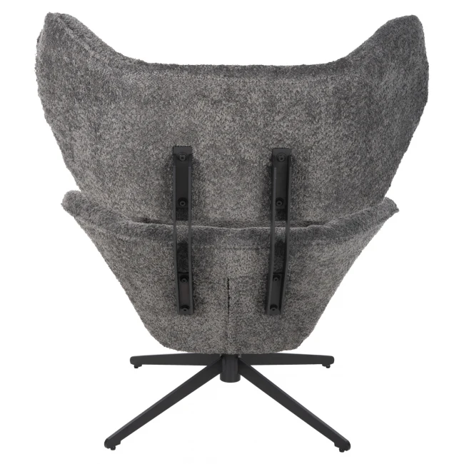 ΠΟΛΥΘΡΟΝΑ ΠΕΡΙΣΤΡΕΦΟΜΕΝΗ BRYLL HM9597.01 ΓΚΡΙ ΜΠΟΥΚΛΕ-ΜΑΥΡΗ ΒΑΣΗ 86x90x97Υεκ.