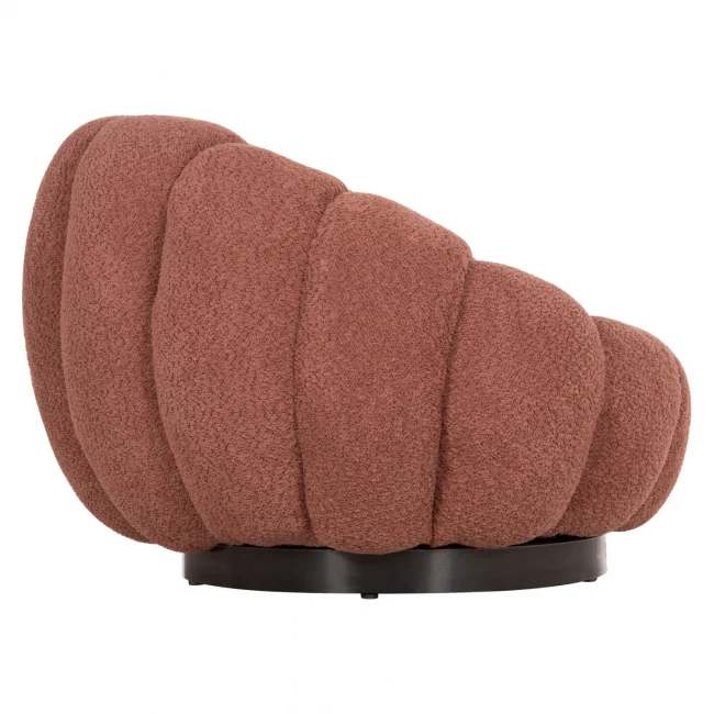 ΠΟΛΥΘΡΟΝΑ ΠΕΡΙΣΤΡΕΦΟΜΕΝΗ GRYMM HM9601.02 ΡΟΖ ΜΠΟΥΚΛΕ-ΜΑΥΡΗ ΜΕΤΑΛ. ΒΑΣΗ 90x93x65Υεκ.