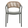 ΠΟΛΥΘΡΟΝΑ ΠΟΛΥΠΡΟΠΥΛΕΝΙΟΥ EVA HM6155.05 OLIVE GREEN--P.P. ΜΠΕΖ ΣΧΟΙΝΙ 56,5x53x80Υεκ.