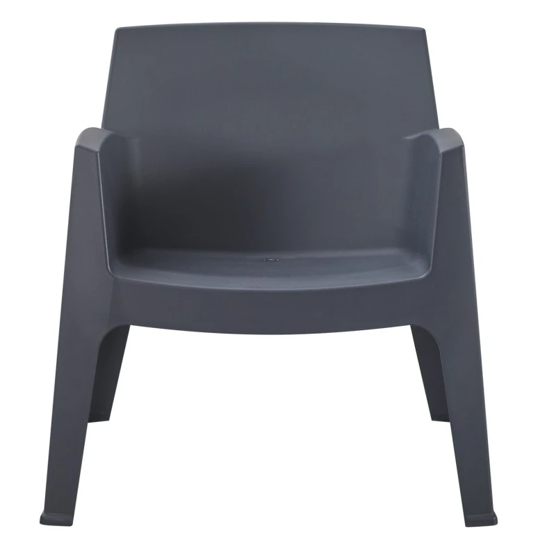 ΠΟΛΥΘΡΟΝΑ ΠΟΛΥΠΡΟΠΥΛΕΝΙΟΥ LOUNGE SLEEK HM6365.10 ΓΚΡΙ 62x68x73Υεκ.