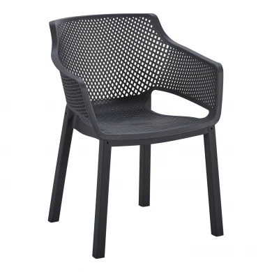 ΠΟΛΥΘΡΟΝΑ ΠΟΛΥΠΡΟΠΥΛΕΝΙΟΥ PEGGY HM6368.02 ΜΑΥΡΟ 60x55x79Υεκ