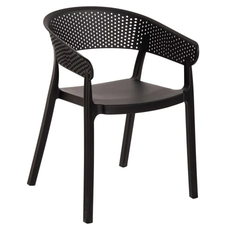 ΠΟΛΥΘΡΟΝΑ ΠΟΛΥΠΡΟΠΥΛΕΝΙΟΥ PERFOE HM5941.02 ΜΑΥΡΗ 56x50x73Υ εκ.