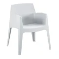 ΠΟΛΥΘΡΟΝΑ ΠΟΛΥΠΡΟΠΥΛΕΝΙΟΥ SLEEK HM6370.01 ΛΕΥΚΗ 68x63x82,5Υεκ.