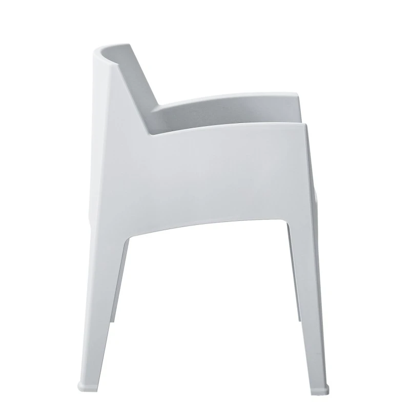 ΠΟΛΥΘΡΟΝΑ ΠΟΛΥΠΡΟΠΥΛΕΝΙΟΥ SLEEK HM6370.01 ΛΕΥΚΗ 68x63x82,5Υεκ.