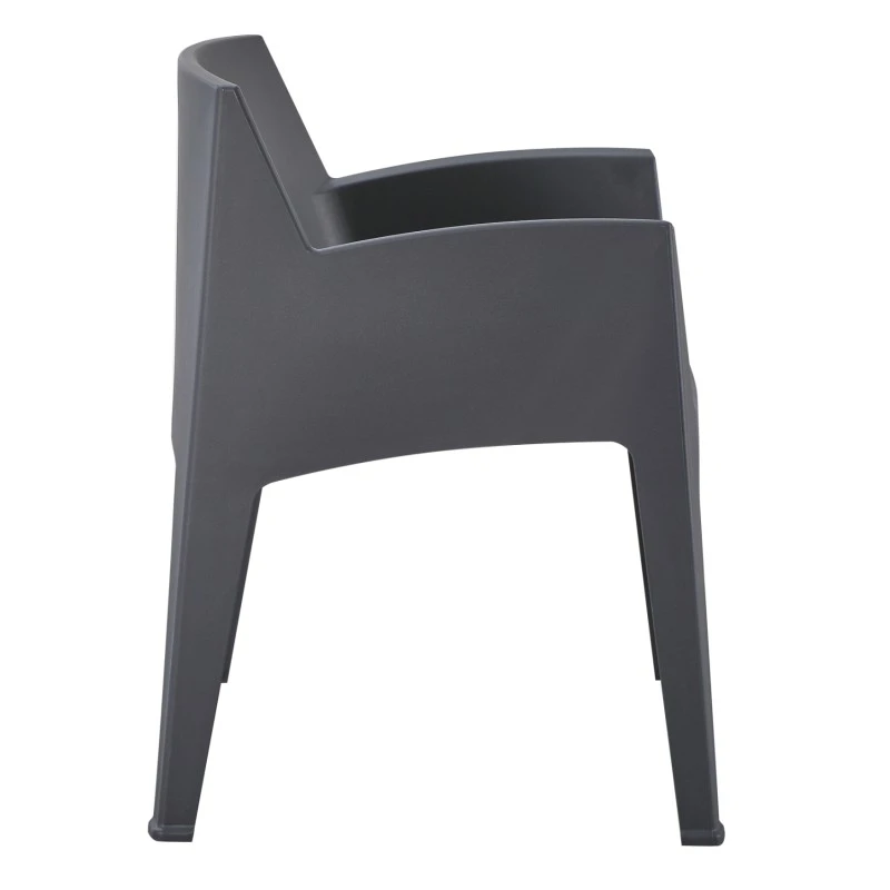 ΠΟΛΥΘΡΟΝΑ ΠΟΛΥΠΡΟΠΥΛΕΝΙΟΥ SLEEK HM6370.10 ΓΚΡΙ 68x63x82,5Υεκ.