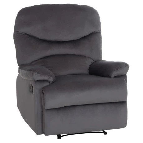 ΠΟΛΥΘΡΟΝΑ RELAX BRAYLEN HM3298.01 ΓΚΡΙ ΒΕΛΟΥΔΟ 85x90x95Υεκ.