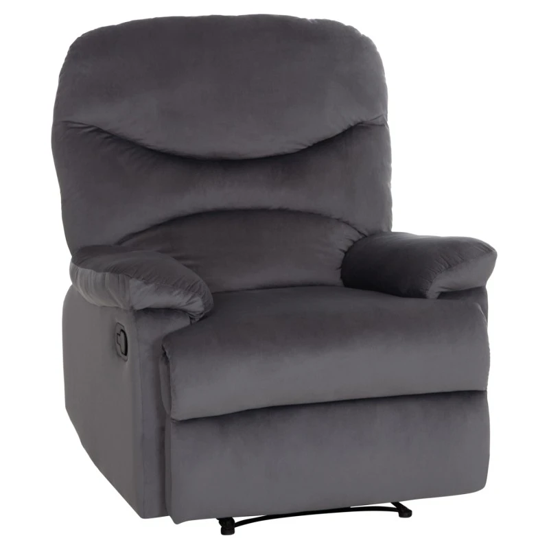 ΠΟΛΥΘΡΟΝΑ RELAX BRAYLEN HM3298.01 ΓΚΡΙ ΒΕΛΟΥΔΟ 85x90x95Υεκ.