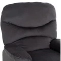 ΠΟΛΥΘΡΟΝΑ RELAX BRAYLEN HM3298.01 ΓΚΡΙ ΒΕΛΟΥΔΟ 85x90x95Υεκ.