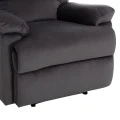 ΠΟΛΥΘΡΟΝΑ RELAX BRAYLEN HM3298.01 ΓΚΡΙ ΒΕΛΟΥΔΟ 85x90x95Υεκ.