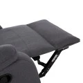 ΠΟΛΥΘΡΟΝΑ RELAX DIONI HM3296.01 ΓΚΡΙ ΥΦΑΣΜΑ 85x90x100Υεκ.