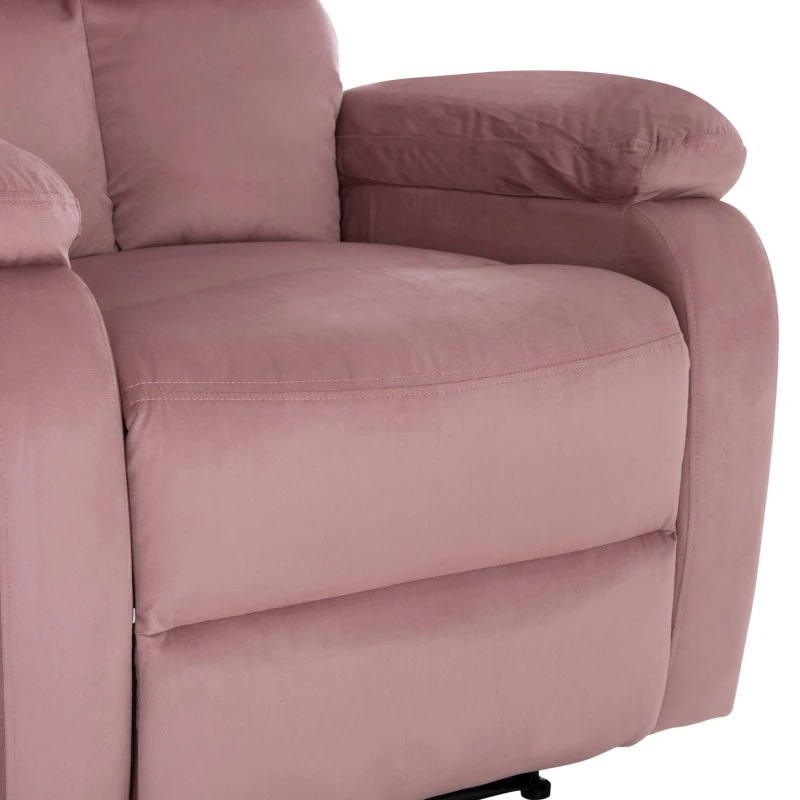 ΠΟΛΥΘΡΟΝΑ RELAX DIONI HM3296.02 ΡΟΖ ΒΕΛΟΥΔΟ 85x90x100Υεκ.