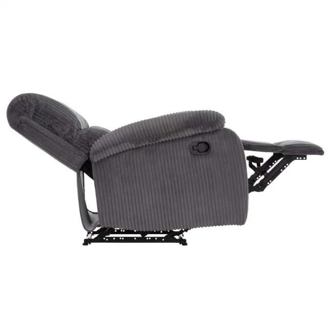 ΠΟΛΥΘΡΟΝΑ RELAX DIONI HM3296.11 ΓΚΡΙ ΡΙΓΕ ΥΦΑΣΜΑ 85x90x100Υεκ.