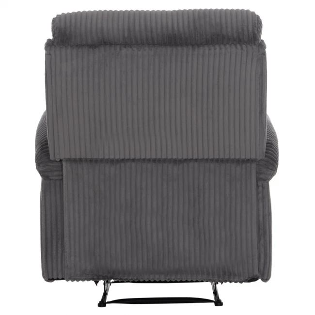 ΠΟΛΥΘΡΟΝΑ RELAX DIONI HM3296.11 ΓΚΡΙ ΡΙΓΕ ΥΦΑΣΜΑ 85x90x100Υεκ.