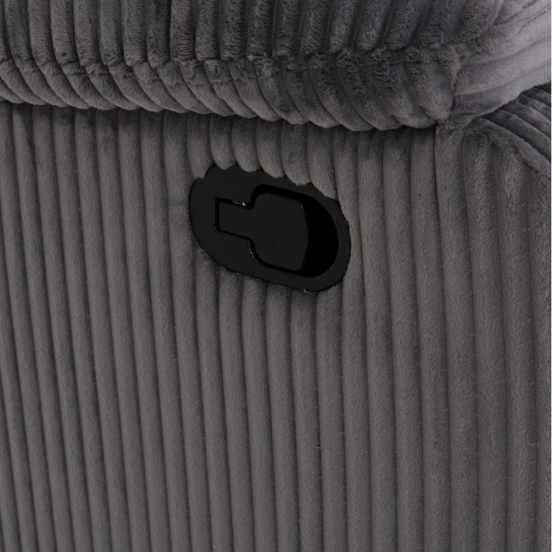 ΠΟΛΥΘΡΟΝΑ RELAX DIONI HM3296.11 ΓΚΡΙ ΡΙΓΕ ΥΦΑΣΜΑ 85x90x100Υεκ.