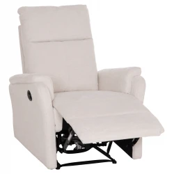 ΠΟΛΥΘΡΟΝΑ RELAX ΜΕ ΗΛΕΚΤΡΙΚΗ ΑΝΑΚΛΙΣΗ SYNTHIA HM3309.01 ΜΠΕΖ ΥΦΑΣΜΑ 75x86x100Yεκ