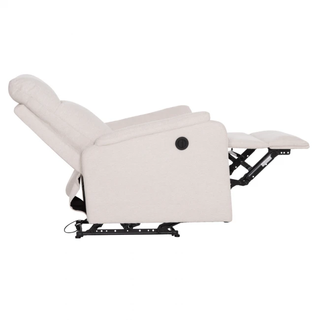 ΠΟΛΥΘΡΟΝΑ RELAX ΜΕ ΗΛΕΚΤΡΙΚΗ ΑΝΑΚΛΙΣΗ SYNTHIA HM3309.01 ΜΠΕΖ ΥΦΑΣΜΑ 75x86x100Yεκ