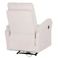 ΠΟΛΥΘΡΟΝΑ RELAX ΜΕ ΗΛΕΚΤΡΙΚΗ ΑΝΑΚΛΙΣΗ SYNTHIA HM3309.01 ΜΠΕΖ ΥΦΑΣΜΑ 75x86x100Yεκ